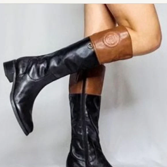 Etienne Aigner Wide Shaft Riding Boots - Picture 10 of 10